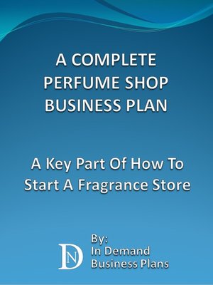 online perfume shop business plan